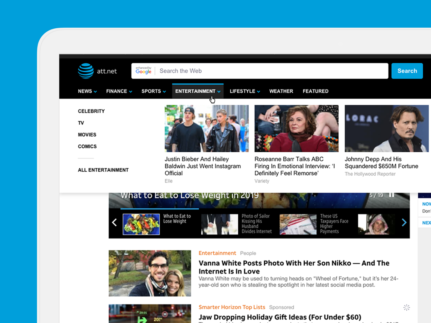 AT&T Navigation Redesign