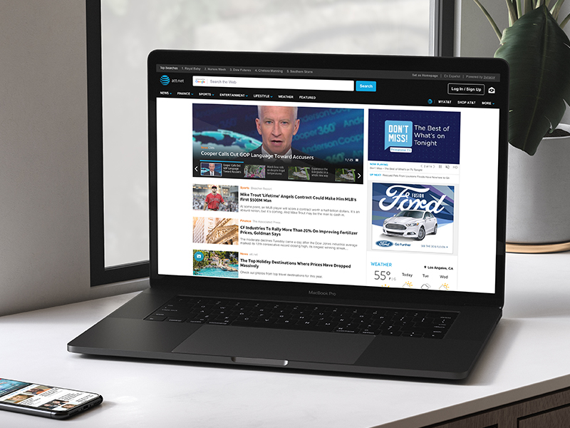 AT&T: Portal Content Navigation
