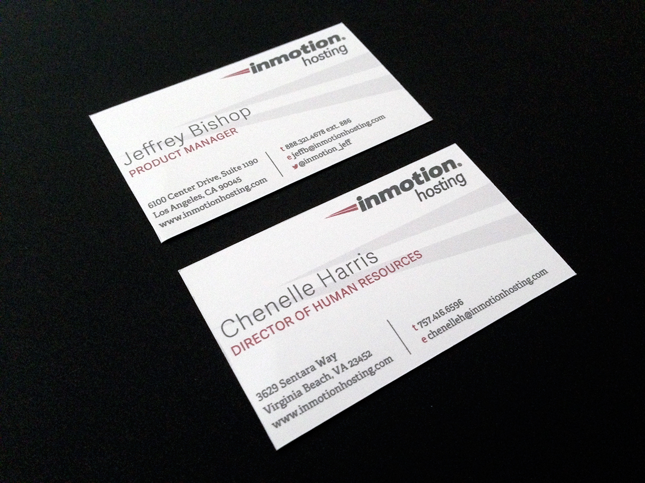 Business cards front