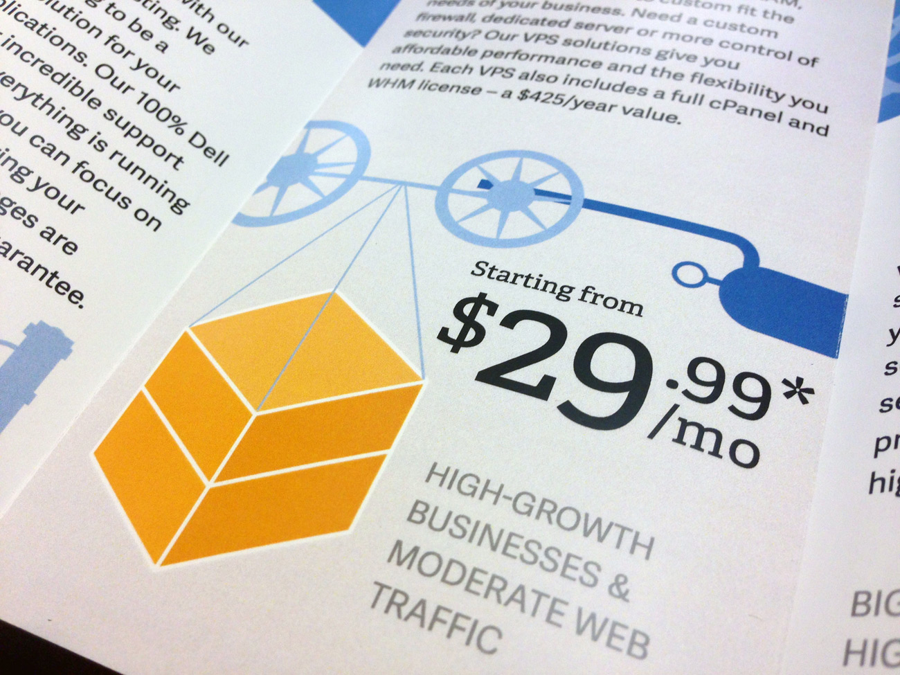 Brochure closeup