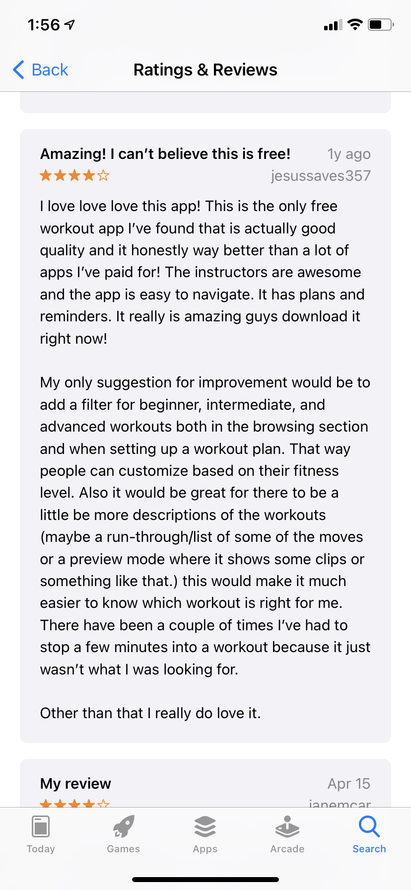 App Store review
