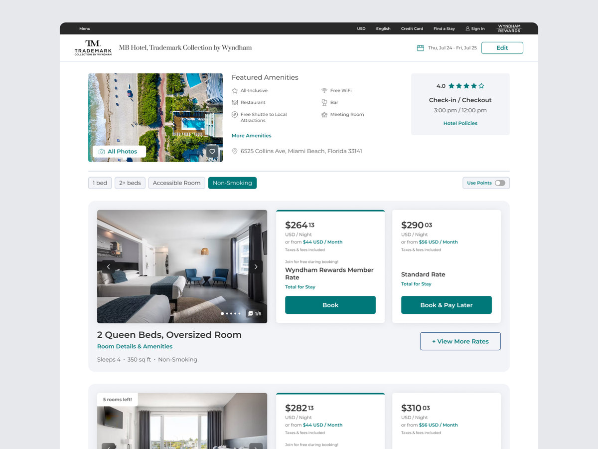 Wyndham Hotels & Resorts: Rooms & Rates